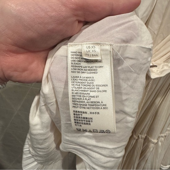 FREE PEOPLE 100-degree Halter Dress In Tahiti Breez Cream Ivory Size XS - Picture 12 of 12